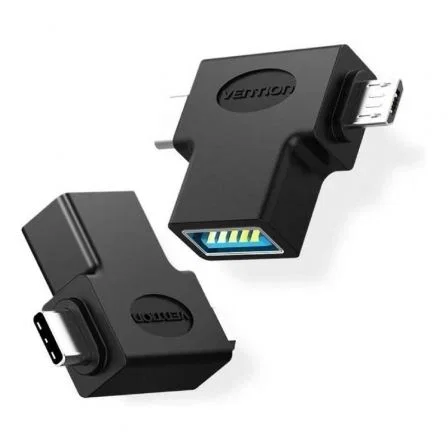 Vention CDIB0 Adaptador USB 3.0 Tipo-C Macho a MicroUSB Macho Vention CDIB0 Adaptador USB 3.0 Tipo-C Macho a MicroUSB Macho